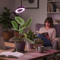 LED лампа за отглеждане на растения VERDI V2 5W 1300K черна Kobi Design