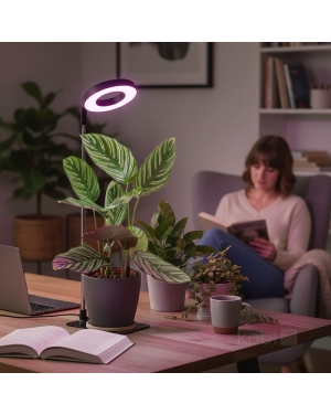 LED лампа за отглеждане на растения VERDI V2 5W 1300K черна Kobi Design