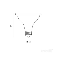 LED крушка за отглеждане на растения LED PLANTY B E27 7W E27 1200K Черна