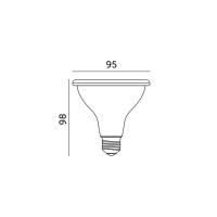 LED крушка за отглеждане на растения LED PLANTY W E27 9W E27 1200K Бяла