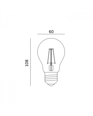 LED крушка за отглеждане на растения LED PLANTY FGS 8W E27 1200K