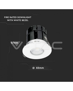 10W LED Луна Bluetooth Пожароустоичива Димираща IP65 LED луни за вграждане