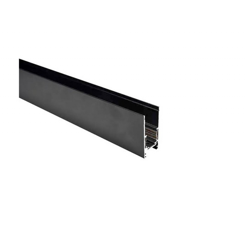 МАГНИТНА ШИНА ЗА ВЪНШЕН МОНТАЖ MAGNA-S20 1M 53x26mm 48V ЧЕРЕН ЦВЯТ 9910700 VITO LED осветление