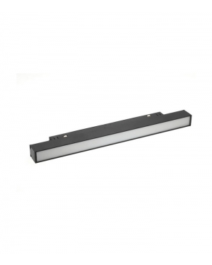 LED МАГНИТЕН ЛИНЕЕН ПРОЖЕКТОР MAGNA-S4 30W 2400Lm 3000K (ТОПЛА СВЕТЛИНА) 120⁰ 900x22x25mm 48V ЧЕРЕН ЦВЯТ 2102040 VITO LED осветление
