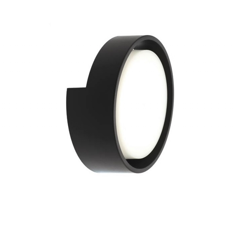 LED ВЪНШЕН АПЛИК ORI-W1 12W 1020Lm 4000K (НЕУТРАЛНА СВЕТЛИНА) IP65 Φ170x68mm ЧЕРЕН ЦВЯТ 2025600 VITO LED осветление