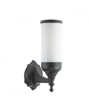 ФАСАДЕН АПЛИК TRIESTE-W 1xE27 IP44 Φ95x160x280mm ЧЕРЕН ЦВЯТ 3241730 VITO LED осветление