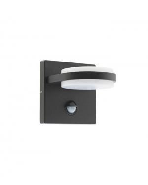 ФАСАДЕН АПЛИК WITH PIR SENSOR BERGEN-2D 12W 840Lm 4000K (НЕУТРАЛНА СВЕТЛИНА) UP&DOWN IP44 140x120x120mm ЦВЯТ АНТРАЦИТ 3230340 VI LED осветление