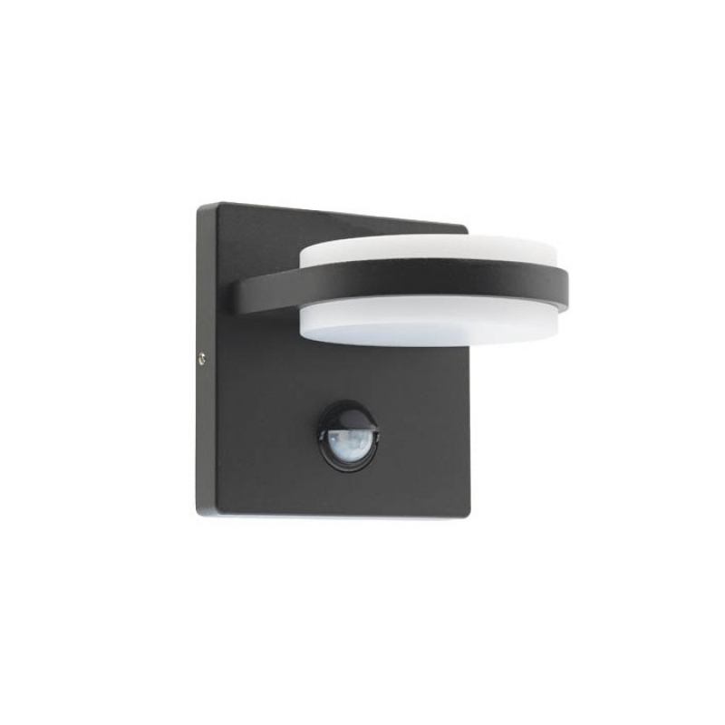 ФАСАДЕН АПЛИК WITH PIR SENSOR BERGEN-2D 12W 840Lm 4000K (НЕУТРАЛНА СВЕТЛИНА) UP&DOWN IP44 140x120x120mm ЦВЯТ АНТРАЦИТ 3230340 VI LED осветление