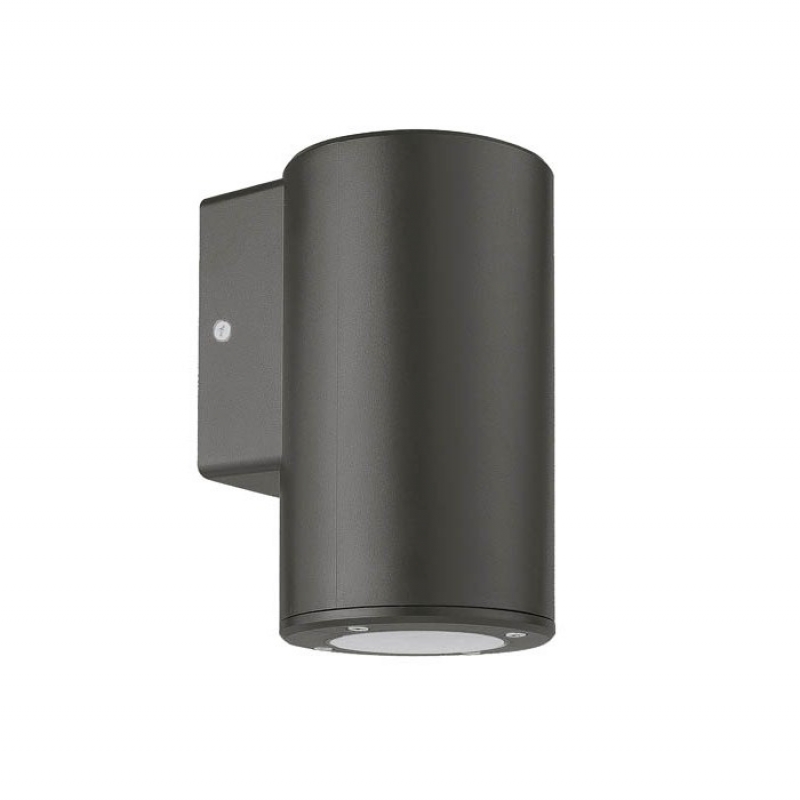 ФАСАДЕН АПЛИК ADRIA R1 GU10 Φ76x148x99mm IP54 PLASTIC ЦВЯТ АНТРАЦИТ 3230600 VITO LED крушки