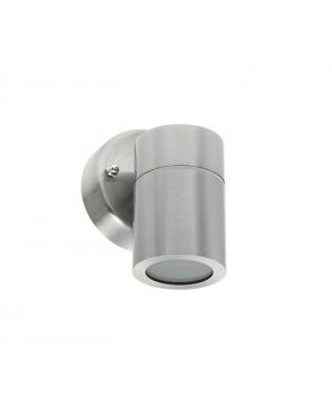 ФАСАДЕН АПЛИК VEGAS A GU10 Φ60x116x93mm IP44 НЕРЪЖДАЕМА СТОМАНА, НИКЕЛ 3240540 VITO LED крушки