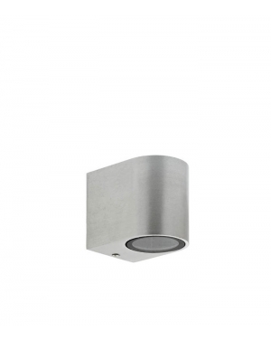 ФАСАДЕН АПЛИК SPIDER 1D GU10 98x80x67mm IP44 АЛУМИНИЙ, НИКЕЛ 3230040 VITO LED крушки