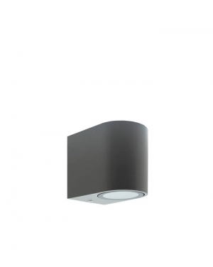 ФАСАДЕН АПЛИК SPIDER 1D GU10 98x80x67mm IP44 АЛУМИНИЙ, ЦВЯТ АНТРАЦИТ 3230030 VITO LED крушки