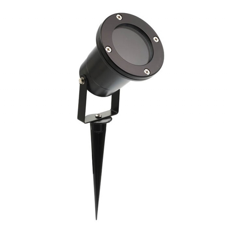 ГРАДИНСКО КОЛЧЕ LAGOS C GU10 IP65 Φ90x310mm ЧЕРЕН ЦВЯТ 3240510 VITO LED осветление