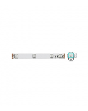SMD LED ЛЕНТА LEDStrip+ 12V 5050 30 чипа/m 7.2W/m 390Lm IP20 RGB 5m/ролка Дължина на рязане 10cm 5501510 VITO LED ленти профили и аксесоари