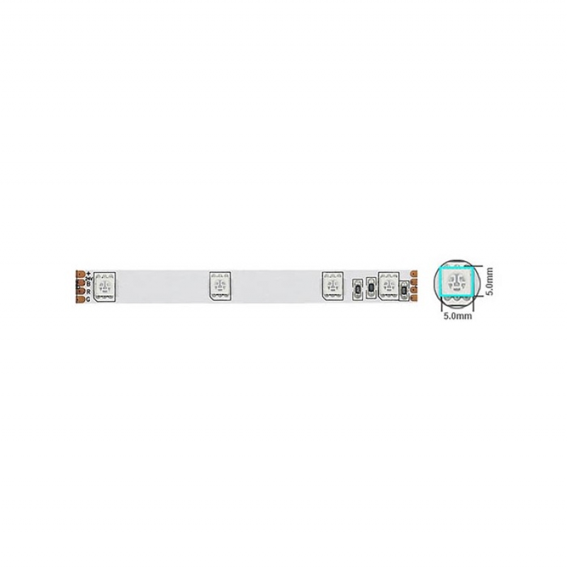 SMD LED ЛЕНТА LEDStrip+ 12V 5050 30 чипа/m 7.2W/m 390Lm IP20 RGB 5m/ролка Дължина на рязане 10cm 5501510 VITO SMD LED ЛЕНТА LEDStrip+ 12V 5050 30 чипа/m 7.2W/m 390Lm IP20 RGB 5m/ролка Дължина на рязане 10cm 5501510 VITO LED ленти профили и аксесоари