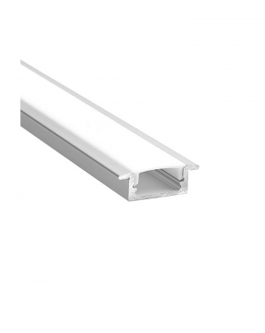 АЛУМИНИЕВ ПРОФИЛ ЗА ВГРАЖДАНЕ PROFLEX-R F02 LED STRIP 22.5X7MM IP20 2m 9930030 VITO LED ленти профили и аксесоари