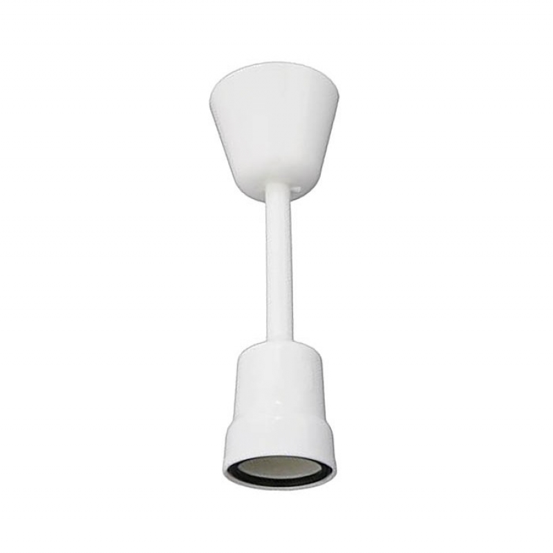 E27 ПЕНДЕЛ С РОЗЕТКА И ЛУСТЕРКЛЕМА БЯЛ ЦВЯТ 7300190 VITO LED крушки