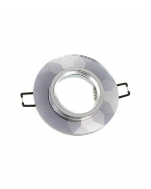 ЛУНА ЗА ВГРАДЕН МОНТАЖ PALACE-01 КРЪГЪЛ ХРОМ GU5.3 MR16 2012100 VITO LED осветление