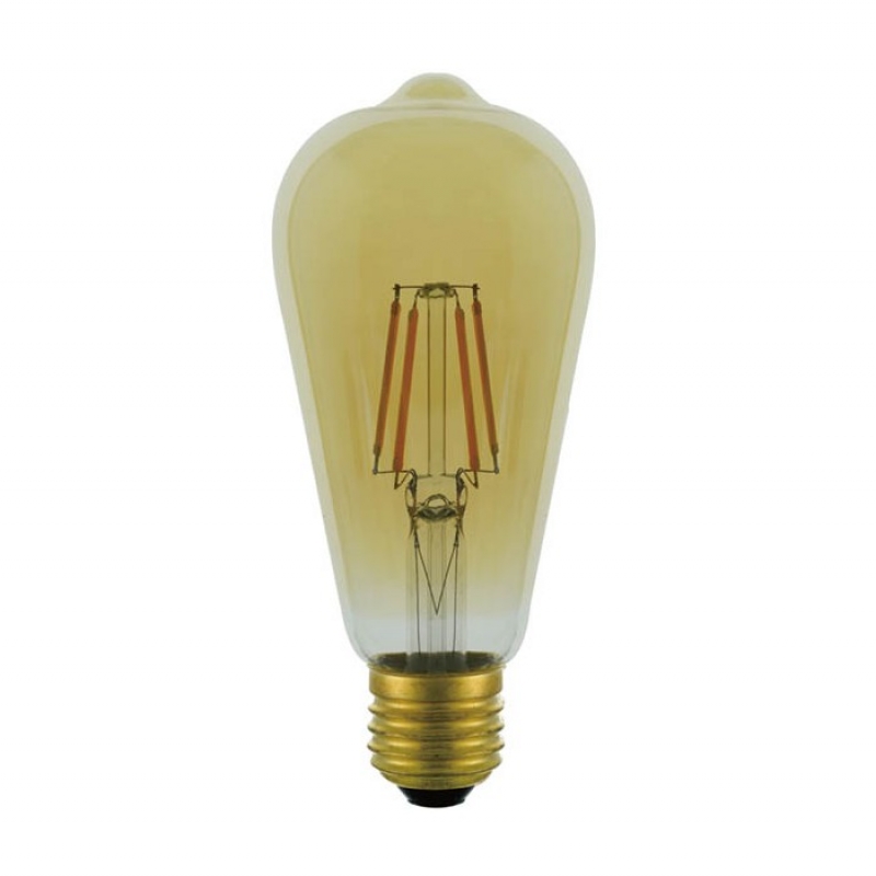 LED ФИЛАМЕНТНА КРУШКА LEDISONE 2 -RETRO ST64 6W 862Lm E27 2500K (WARM WHITE) 1519220 VITO LED крушки