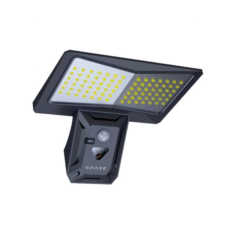 SOLAR LED FLOODLIGHT SOLIGHT P 4W 550Lm 6400K (COOL WHITE) WITH PHOTO & PIR SENSOR 18650 3,7V 1800mAh IP44 BLACK 3210150 VITO LED осветление