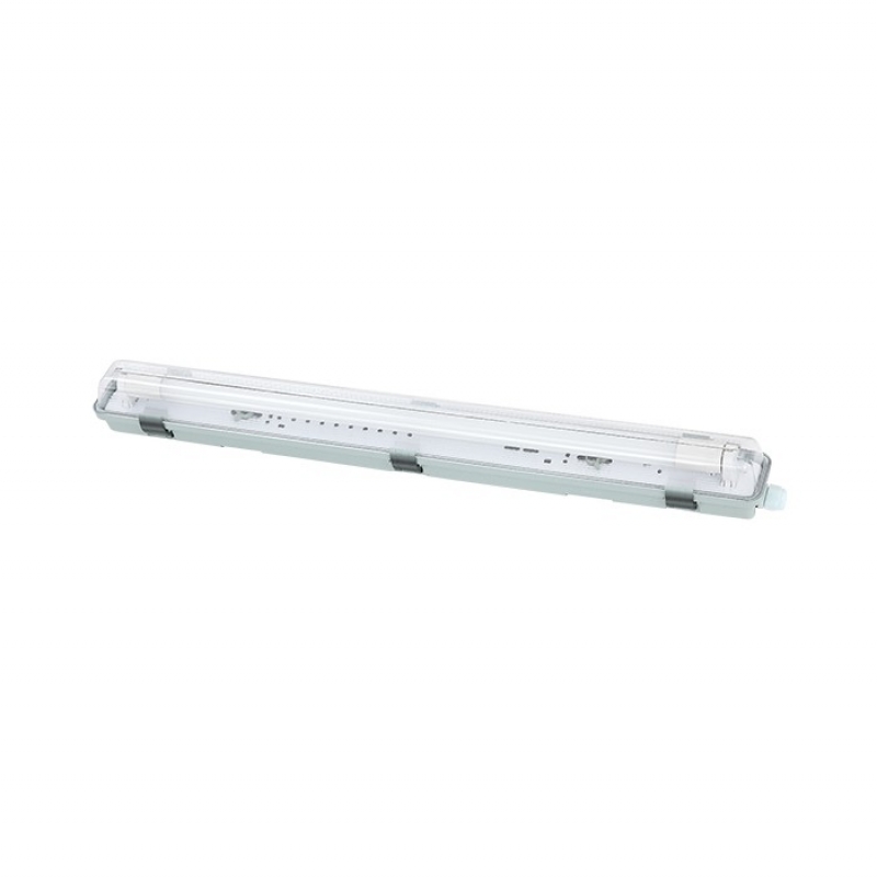 TRIPROOF FIXTURE VIGO FOR 1 x LED TUBES T8 G13 SINGLE ENDED 663x70x76mm GREY 3310700 VITO LED крушки