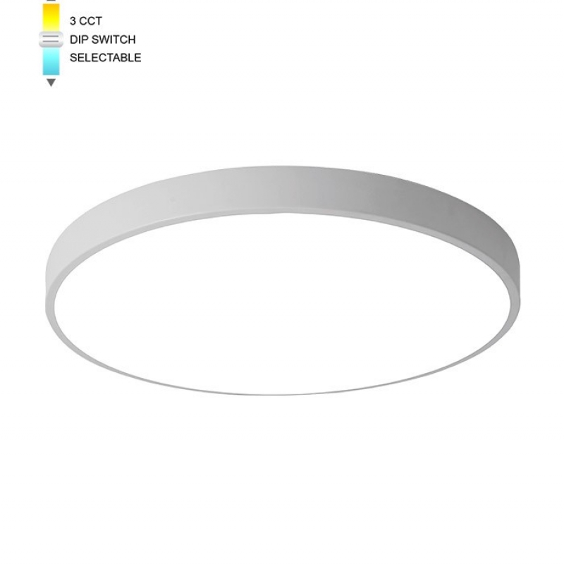 LED ОСВЕТИТЕЛНО ТЯЛО ЗА ТАВАН КРЪГЛО FINESSE R1-25 φ300*H50 25W 3xCCT-DIP SWITCH БЯЛО 2026060 VITO LED ОСВЕТИТЕЛНО ТЯЛО ЗА ТАВАН КРЪГЛО FINESSE R1-25 φ300*H50 25W 3xCCT-DIP SWITCH БЯЛО 2026060 VITO LED осветление