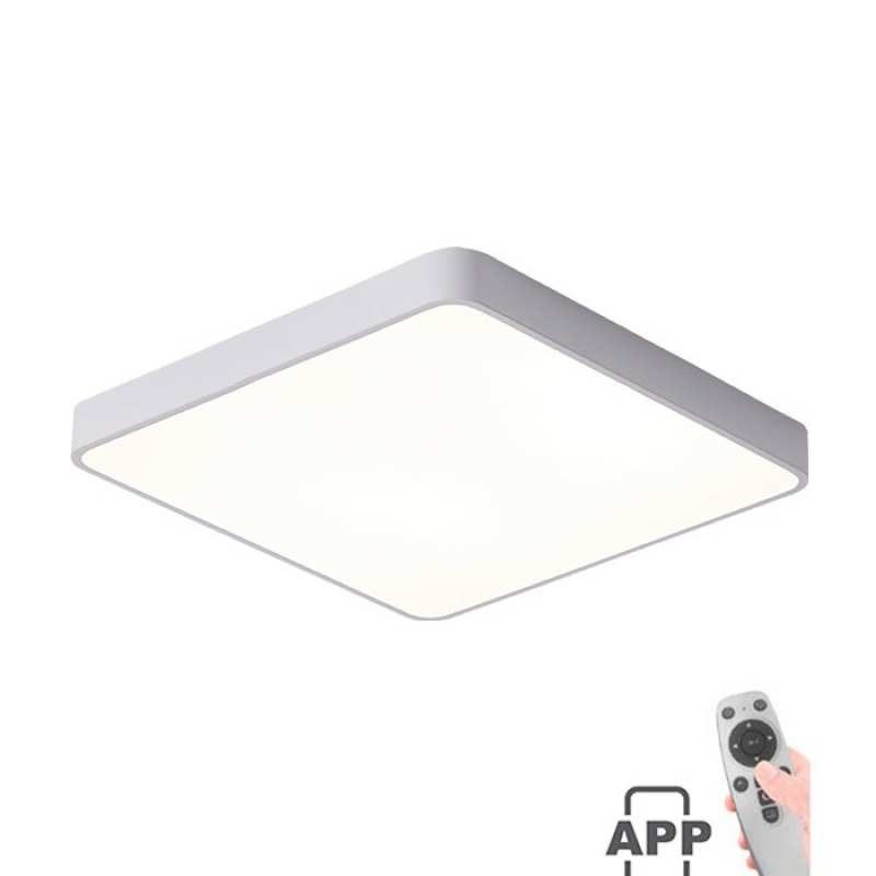 LED ОСВЕТИТЕЛНО ТЯЛО ЗА ТАВАН, КВАДРАТ FINESSE S1-60 600*600*H50 60W DIMMABLE+УПРАВЛЕНИЕ ЧРЕЗ МОБИЛНО ПРИЛОЖЕНИЕ 2026170 VITO LED осветление