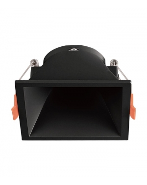 PLASY-S GU10 Φ83x83MM BLACK 220V SQUARE SPOT FIX. 2027000 VITO LED осветление