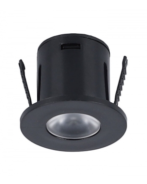 ZANZI-P 1W 3000K Φ30MM BLACK 220V MINI LED SPOT 2026830 VITO LED осветление