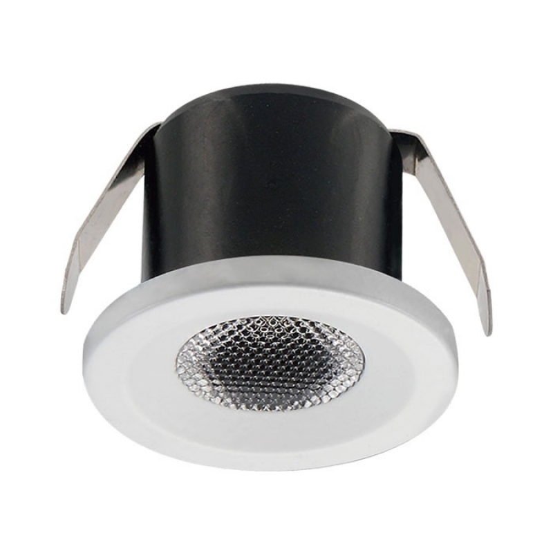 ZANZI-M 3W 3000K Φ25MM WHITE 220V MINI LED SPOT 2026870 VITO LED осветление