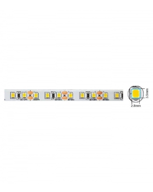 SMD LED ЛЕНТА LEDStrip+ 24V 120x2835 9.6W 3M(ADHESIVE TAPE) 8mm IP20 4000K 5m ролка Дължина на рязане 5см 5540470 VITO LED ленти профили и аксесоари