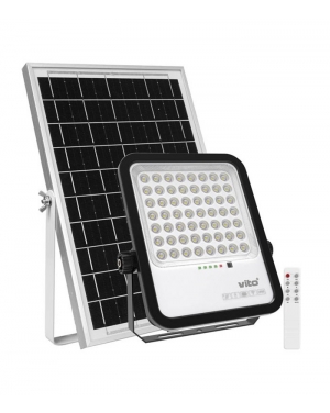 SOLAR LED FLOODLIGHT SAHARA 250W 2750Lm 6000K IP65 WITH 5M CABLE 3210220 VITO LED осветление