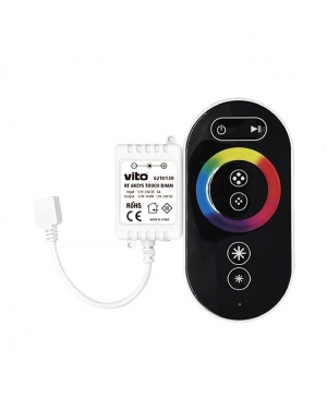 RF TOUCH CONTROLLER MAESTRO-4 12-24V DC MAX 144 FOR RGB LED STRIP 6210130 VITO LED ленти профили и аксесоари