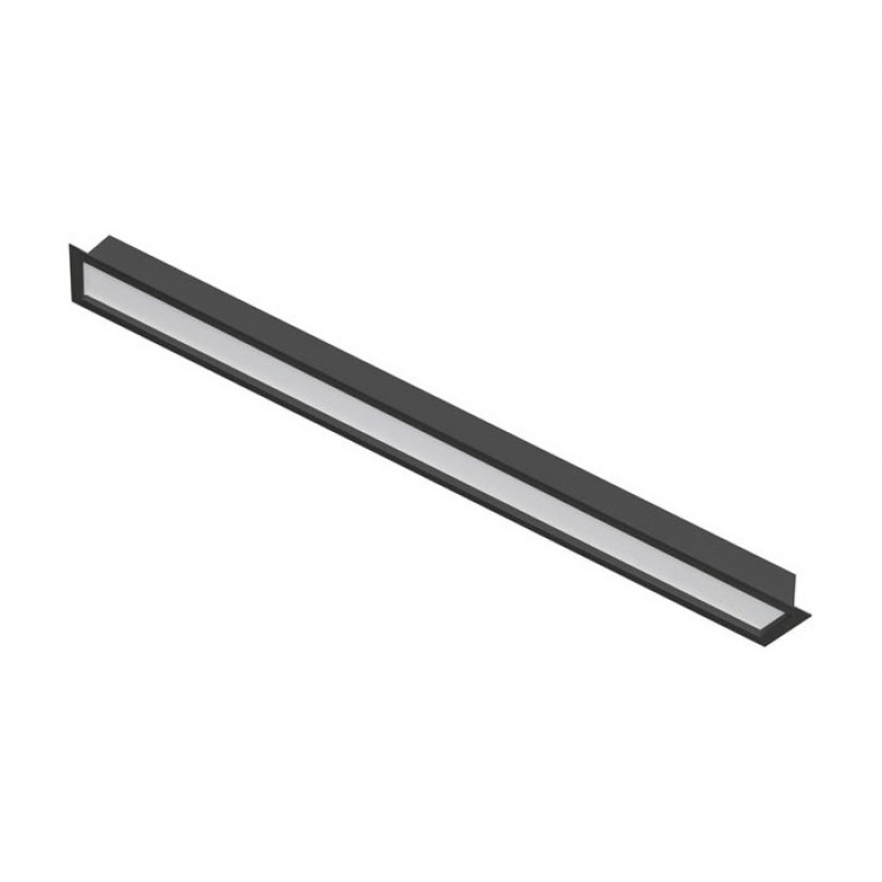 LED RECESSED LINEAR FIXTURE RECESSED MOUNTED PROFILED-RL1 65x45x1200mm 42W 3000K (WARM WHITE) 4200Lm BLACK 2428420 VITO LED ленти профили и аксесоари