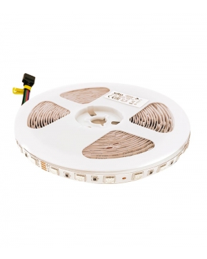 SMD LED ЛЕНТА LEDStrip+ 5050 30CHIPS/m 7.2W/m 735Lm RGB 12V DC IP65 5m ролка Дължина на рязане 10см 3M(ADHESIVE TAPE) 5540680 VI LED ленти профили и аксесоари