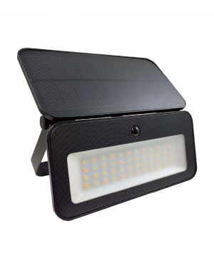 SOLAR LED FLOODLIGHT ATAKAMA 20W 1200Lm 3xCCT 18651 Li Ion 3.7V 2600 mAh IP65 BLACK 3022510 VITO LED осветление