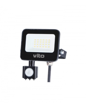 LED ПРОЖЕКТОР SAVA-S С PIR СЕНЗОР 20W 2000Lm 6000K IP65 3022710 VITO LED осветление