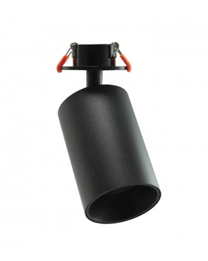 SPOT LIGHT FIXTURE RECESSED ELCHE-1 GU10 Ø65X120 BLACK 2102760 VITO LED осветление