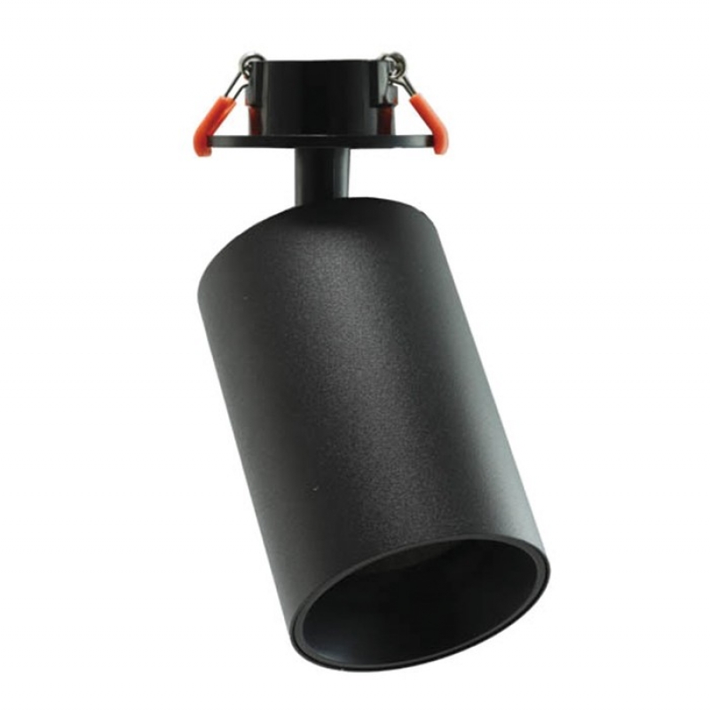 SPOT LIGHT FIXTURE RECESSED ELCHE-1 GU10 Ø65X120 BLACK 2102760 VITO SPOT LIGHT FIXTURE RECESSED ELCHE-1 GU10 Ø65X120 BLACK 2102760 VITO LED осветление