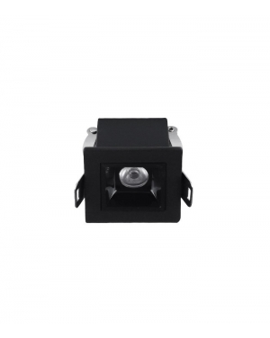 SPOT LIGHT FIXTURE RECESSED ICECUBE-2 2W 188Lm 3000K (WARM WHITE) 45x45mm BLACK 2102940 VITO LED осветление
