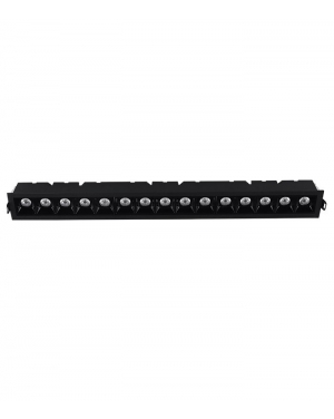 SPOT LIGHT FIXTURE RECESSED ICECUBE-30 30W 2820Lm 3000K (WARM WHITE) 415x45mm BLACK 2102980 VITO LED осветление
