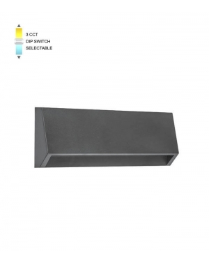ВЪНШНА LED ЛАМПА ЗА СТЪПАЛА ADRIA-ST 4W 244/276/248Lm 3xCCT IP65 80x220 АНТРАЦИТ 3230461 VITO LED осветление