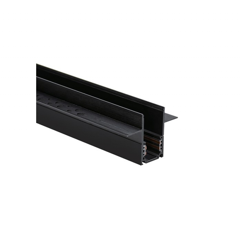 МАГНИТНА ШИНА ЗА ВГРАДЕН МОНТАЖ MAGNA-S20 2M 13.5mm 53x26mm 48V ЧЕРЕН 9910731 VITO LED осветление