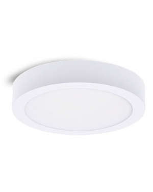 LED ROUND PANEL SLIM SURFACE LARA 12W 1320Lm 3000K (WARM WHITE) Φ167,3x30,7 WHITE 2027580 VITO LED панели