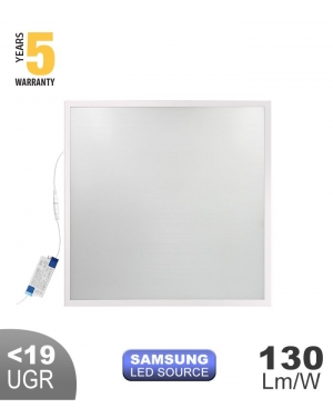 LED PANEL BACKLIGHT ZAGREY-A 36W 4000K 4680Lm 5YEARS WARRANTY UGR19 SAMSUNG CHIP LIFUD DRIVER 595X595MM WHITE 8PCS/CTN 2430320 V LED панели