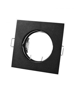 MINI DOWNLIGHT METALLICA-A GU10 Φ56MM BLACK SQUARE 2013100 VITO LED осветление