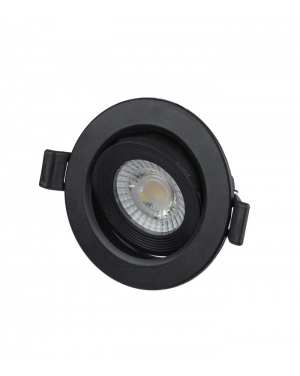 LED SPOT NIKO 7W 3xCCT (3000K/4200K/6500K) 658lm 38° θ70MM-CUT BLACK ROUND 2103190 VITO LED осветление