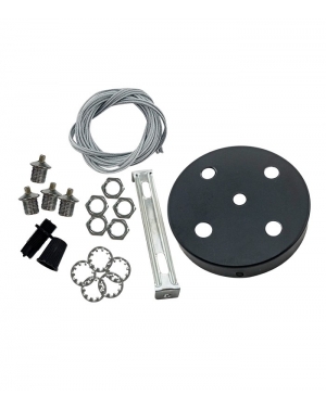 HANGING SET HSR 4*1.5M ROUND BLACK 2026412 VITO LED осветление