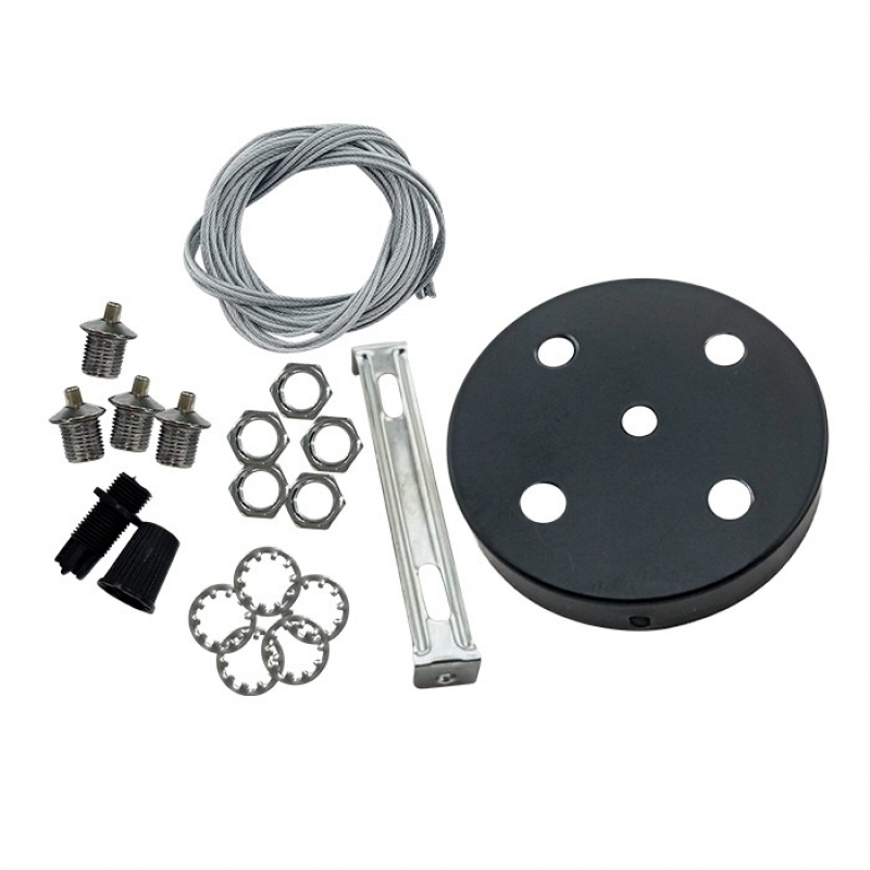 HANGING SET HSR 4*1.5M ROUND BLACK 2026412 VITO LED осветление
