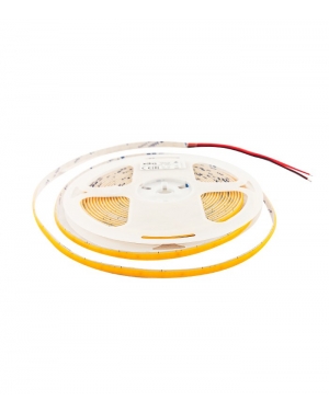 COB LED ЛЕНТА LEDStrip+ 24V 320xCOB 12W/m 3000K 1320Lm/m 3M 5mm IP20 5m ролка Дължина на рязане 5см 5541000 VITO LED ленти профили и аксесоари